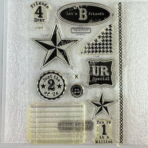 My Acrylix Close To My Heart Everyday Life Decorative Stamps Set c1475